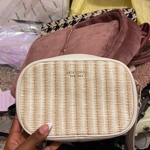 kate spade astrid straw camera bag